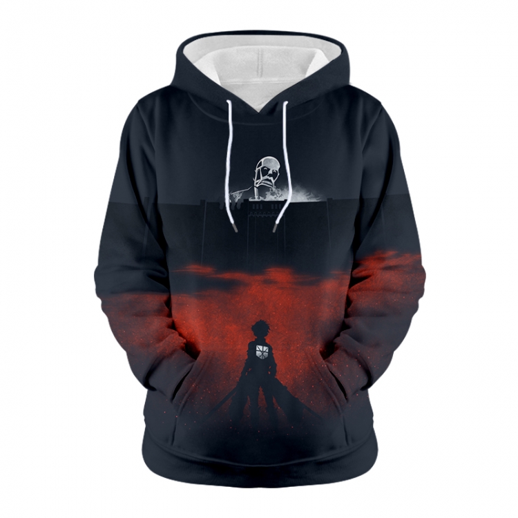 Shingeki no Kyojin Anime 3D digital printing casual fashion hooded sweater