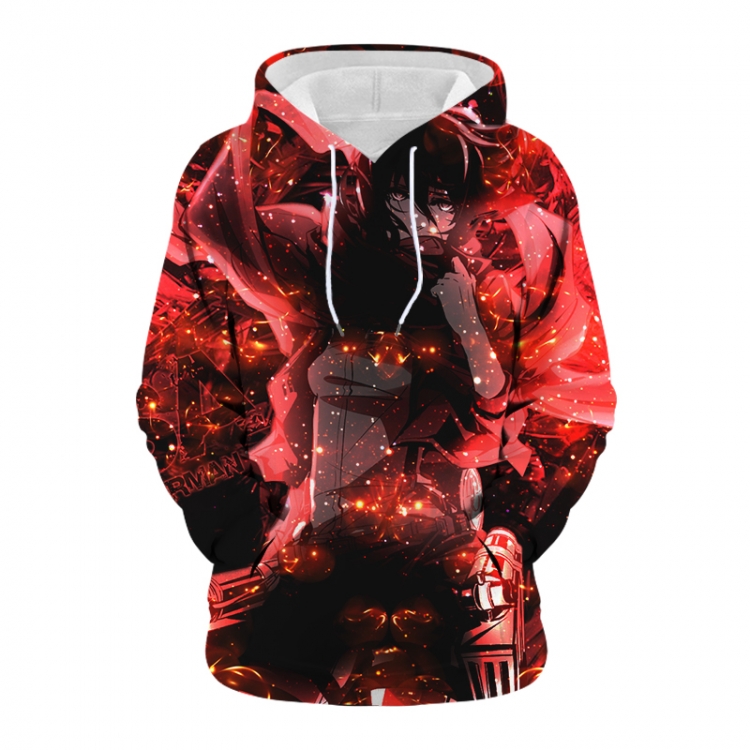 Shingeki no Kyojin Anime 3D digital printing casual fashion hooded sweater