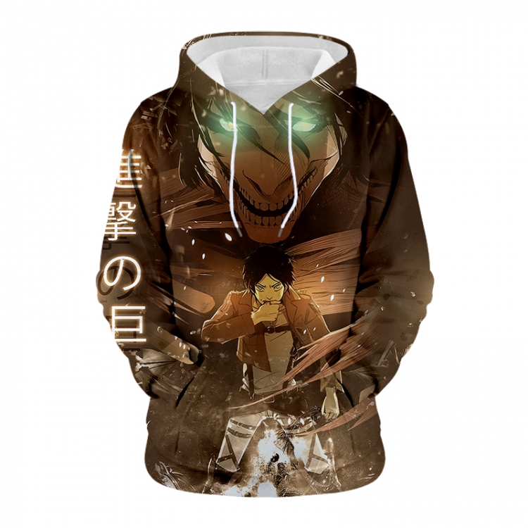 Shingeki no Kyojin Anime 3D digital printing casual fashion hooded sweater