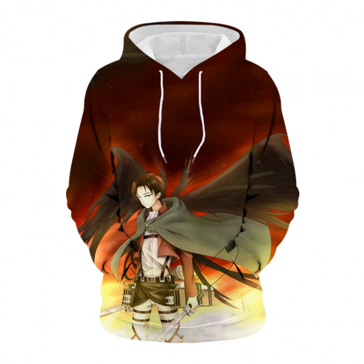 Shingeki no Kyojin Anime 3D digital printing casual fashion hooded sweater