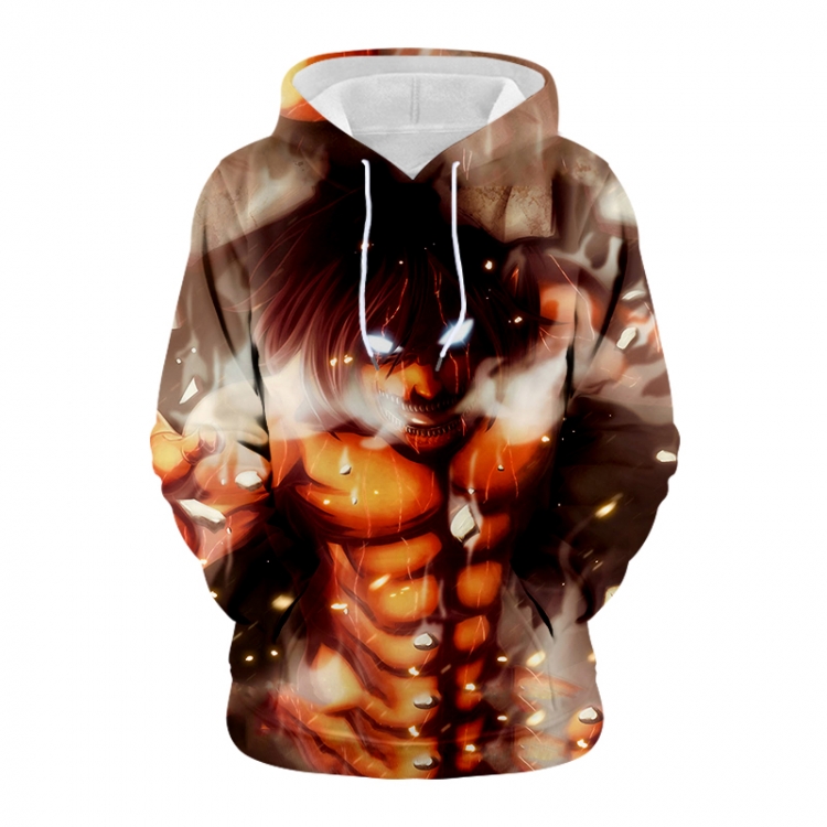Shingeki no Kyojin Anime 3D digital printing casual fashion hooded sweater