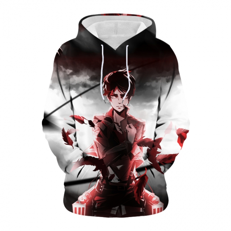 Shingeki no Kyojin Anime 3D digital printing casual fashion hooded sweater