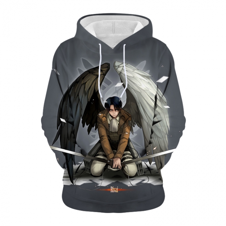 Shingeki no Kyojin Anime 3D digital printing casual fashion hooded sweater