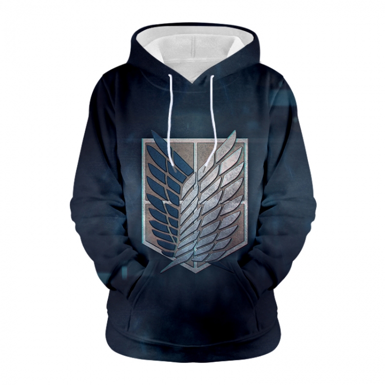 Shingeki no Kyojin Anime 3D digital printing casual fashion hooded sweater