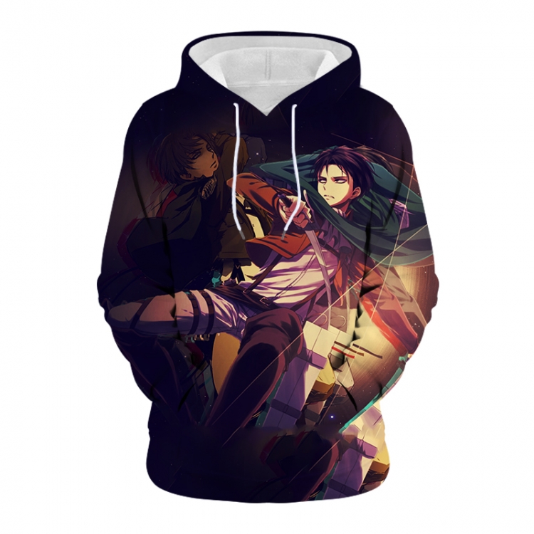 Shingeki no Kyojin Anime 3D digital printing casual fashion hooded sweater