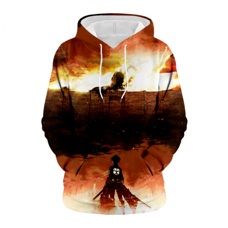 Shingeki no Kyojin Anime 3D digital printing casual fashion hooded sweater