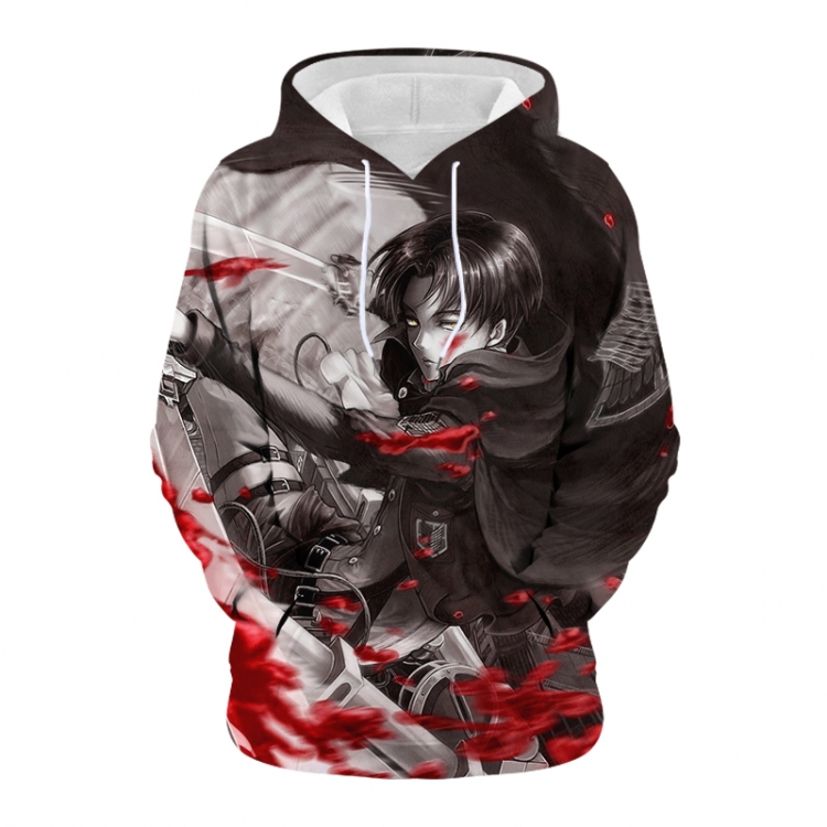 Shingeki no Kyojin Anime 3D digital printing casual fashion hooded sweater