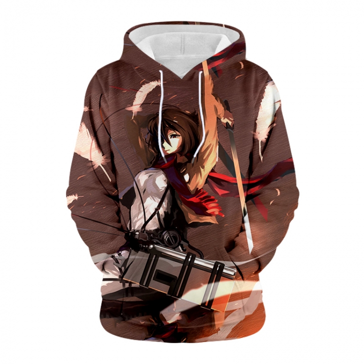 Shingeki no Kyojin Anime 3D digital printing casual fashion hooded sweater