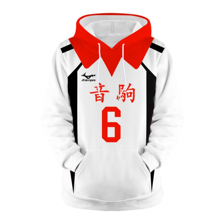 Haikyuu!! Anime 3D digital printing casual fashion hooded sweater