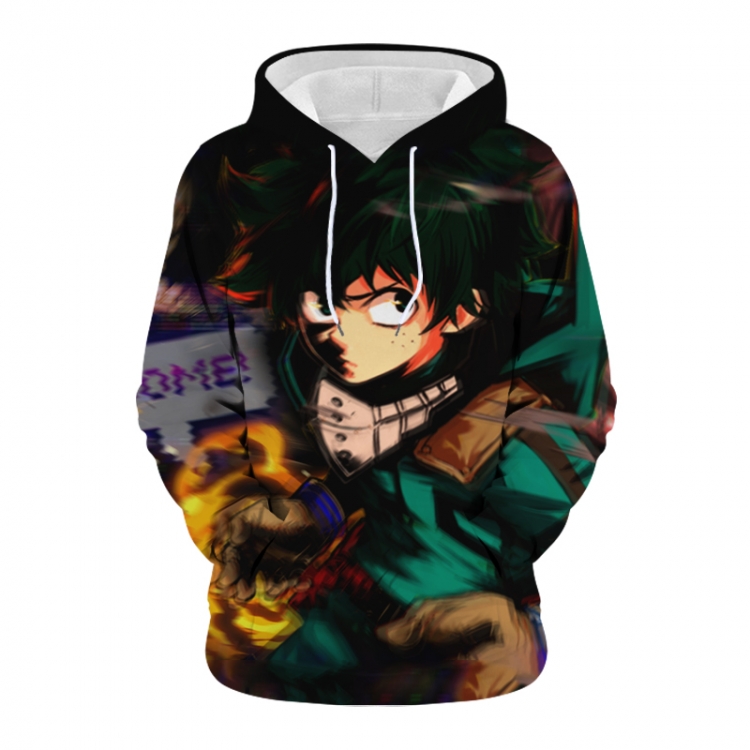 My Hero Academia Anime 3D digital printing casual fashion hooded sweater