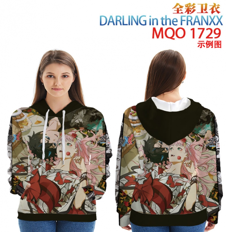 DARLING in the FRANXX Anime printed women's short sweater XS-4XL 8 sizes  MQV 1729