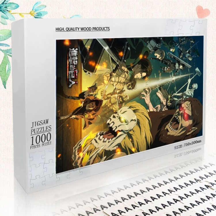 Shingeki no Kyojin Cartoon Adult Decompression Puzzle 1000 Pieces 5610