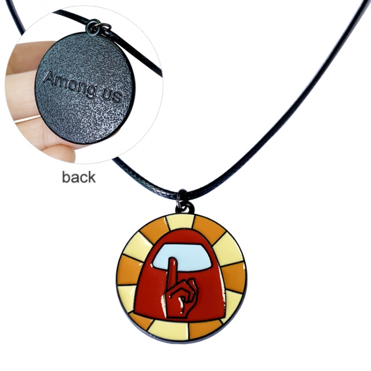 Among us Cartoon surrounding zinc alloy necklace  price for 5 pcs