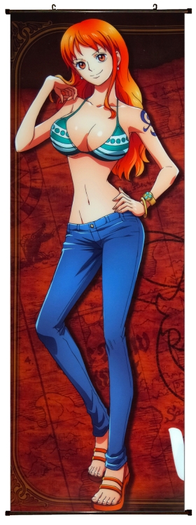 One Piece Anime  Plastic pole cloth painting Wall Scroll 60X170CM  H1-376