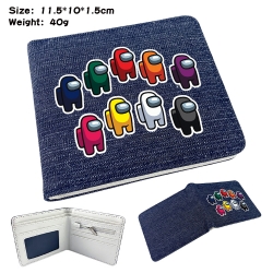 Among Us Anime Printed denim c...