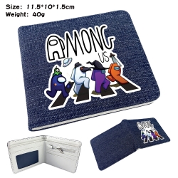 Among Us Anime Printed denim c...