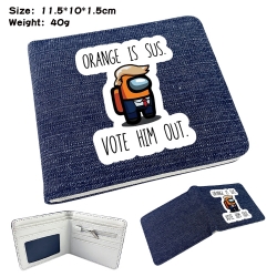 Among Us Anime Printed denim c...