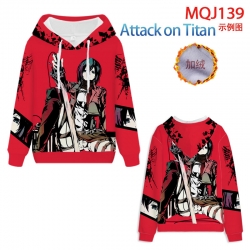 Shingeki no Kyojin hooded plus...