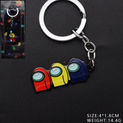 AMONG-US   cartoon keychain sc...