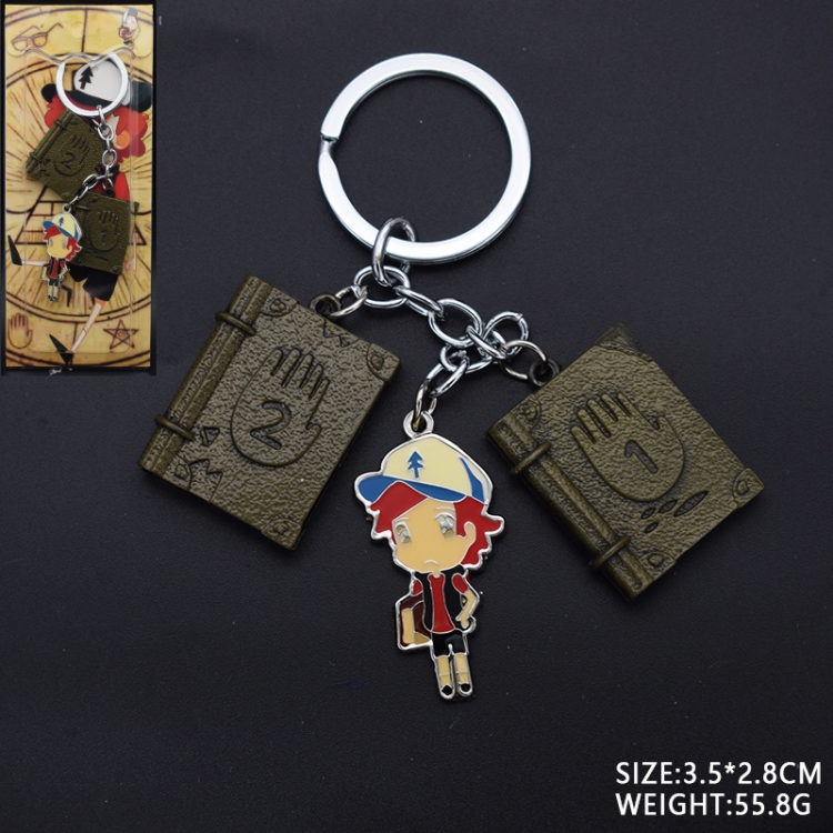 Gravity Falls Cartoon Key Chain pendant