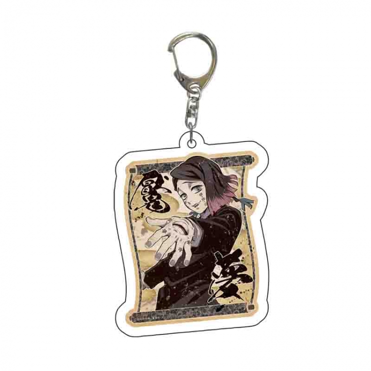 Demon Slayer Kimets Anime acrylic Key Chain  price for 5 pcs 6465