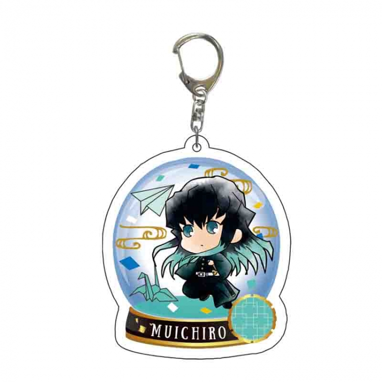 Demon Slayer Kimets Anime acrylic Key Chain  price for 5 pcs 6440