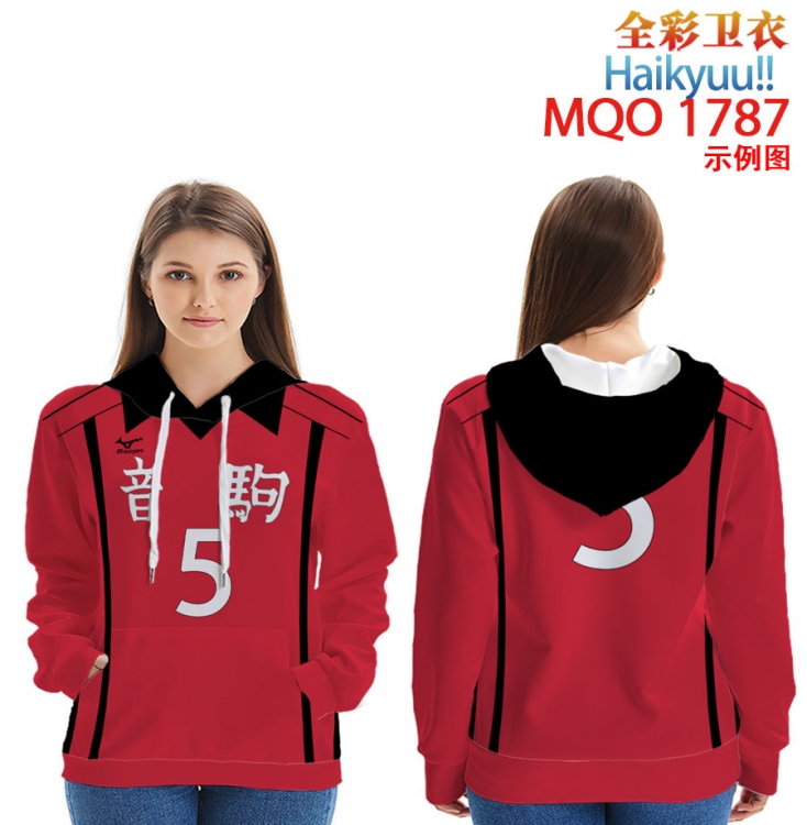 Haikyuu!! Patch pocket Sweatshirt Hoodie  9 sizes from XXS to 4XL MQO1787