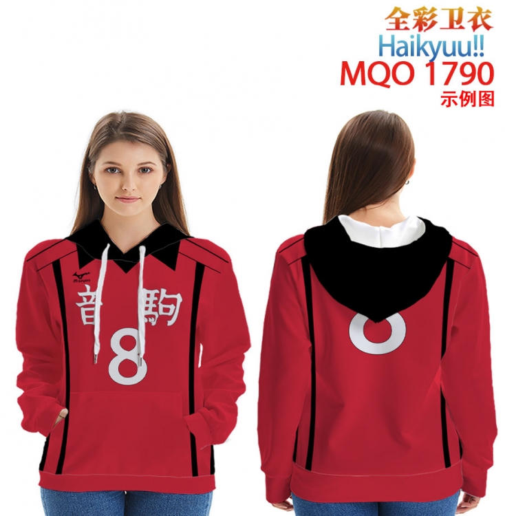 Haikyuu!! Patch pocket Sweatshirt Hoodie  9 sizes from XXS to 4XL MQO1790