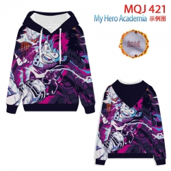 My Hero Academia hooded plus f...