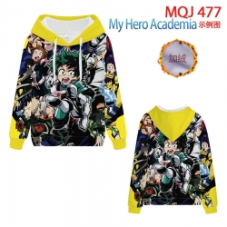 My Hero Academia hooded plus f...