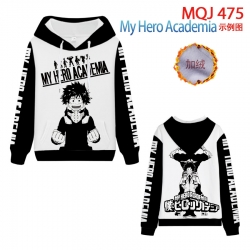 My Hero Academia hooded plus f...