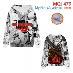 My Hero Academia hooded plus f...