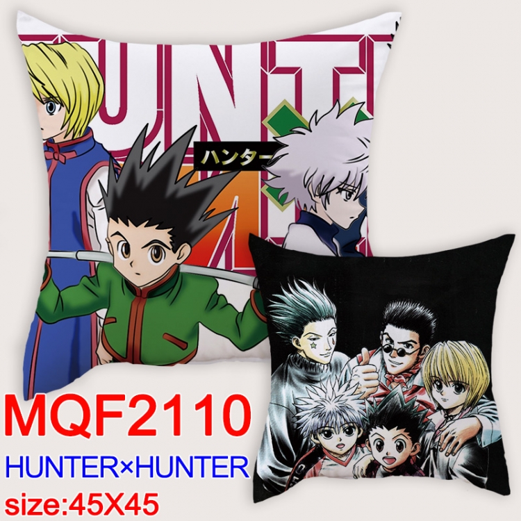 HUNTERxHUNTER  Cartoon double-sided full-color pillow cushion  45X45CM MQF-2110