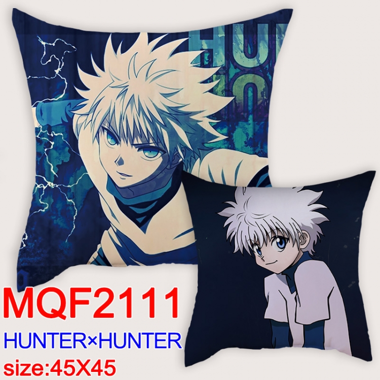 HUNTERxHUNTER  Cartoon double-sided full-color pillow cushion  45X45CM MQF-2111