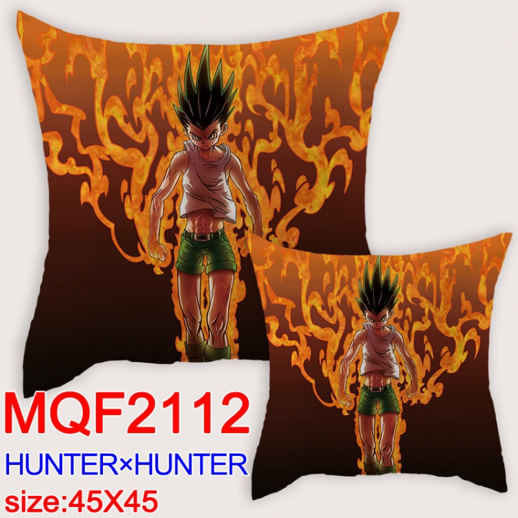 HUNTERxHUNTER  Cartoon double-sided full-color pillow cushion  45X45CM MQF-2112