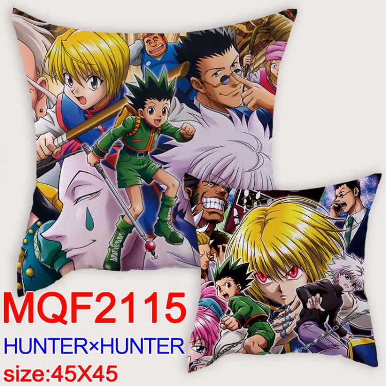 HUNTERxHUNTER  Cartoon double-sided full-color pillow cushion  45X45CM MQF-2115