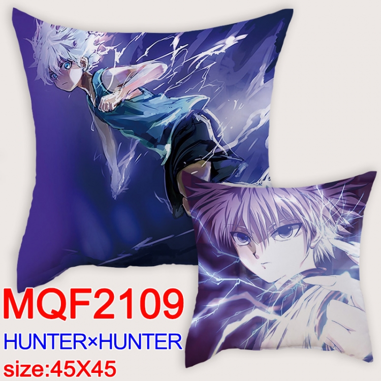 HUNTERxHUNTER  Cartoon double-sided full-color pillow cushion  45X45CM MQF-2109