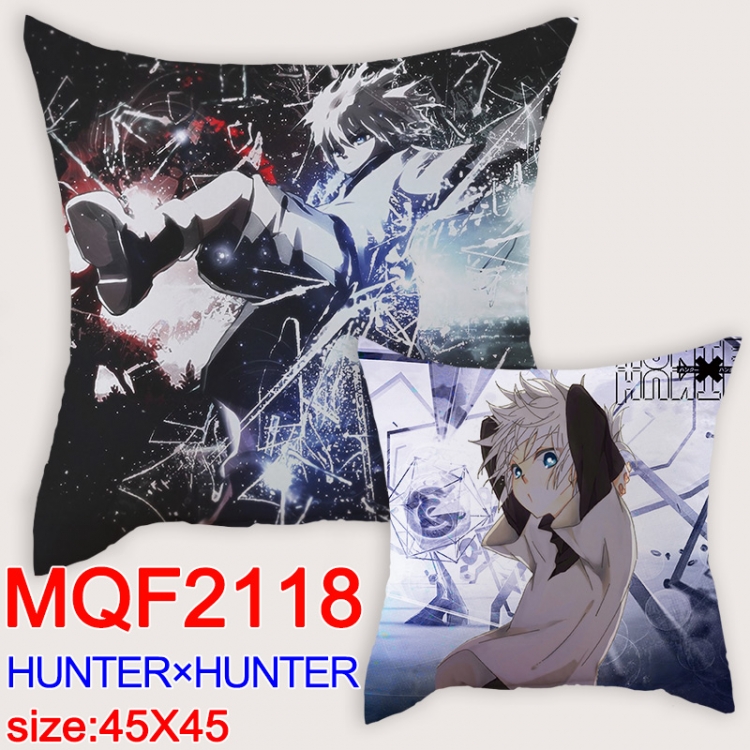 HUNTERxHUNTER  Cartoon double-sided full-color pillow cushion  45X45CM MQF-2118