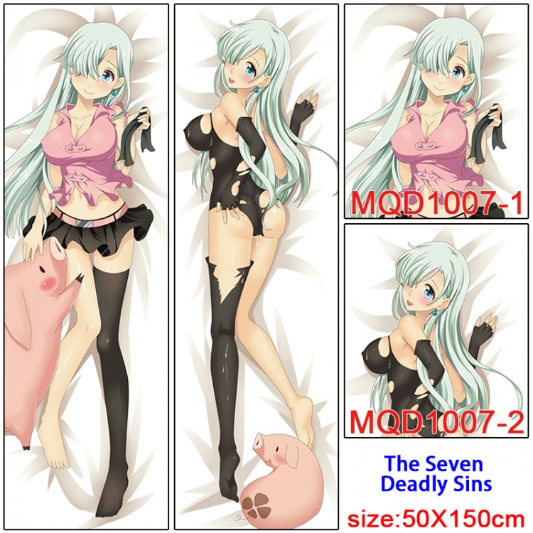 The Seven Deadly Sins Full color double-sided humanoid body pillow 150X50CM MQD-1007