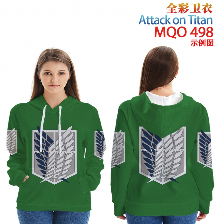 Shingeki no Kyojin Full Color Patch pocket Sweatshirt Hoodie  from XXS to 4XL MQO-498