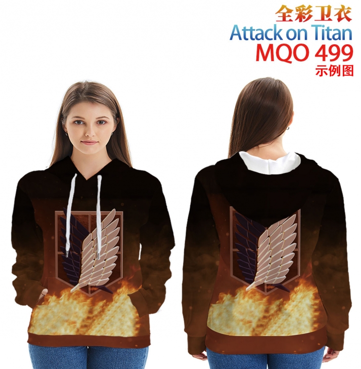 Shingeki no Kyojin Full Color Patch pocket Sweatshirt Hoodie  from XXS to 4XL MQO-499