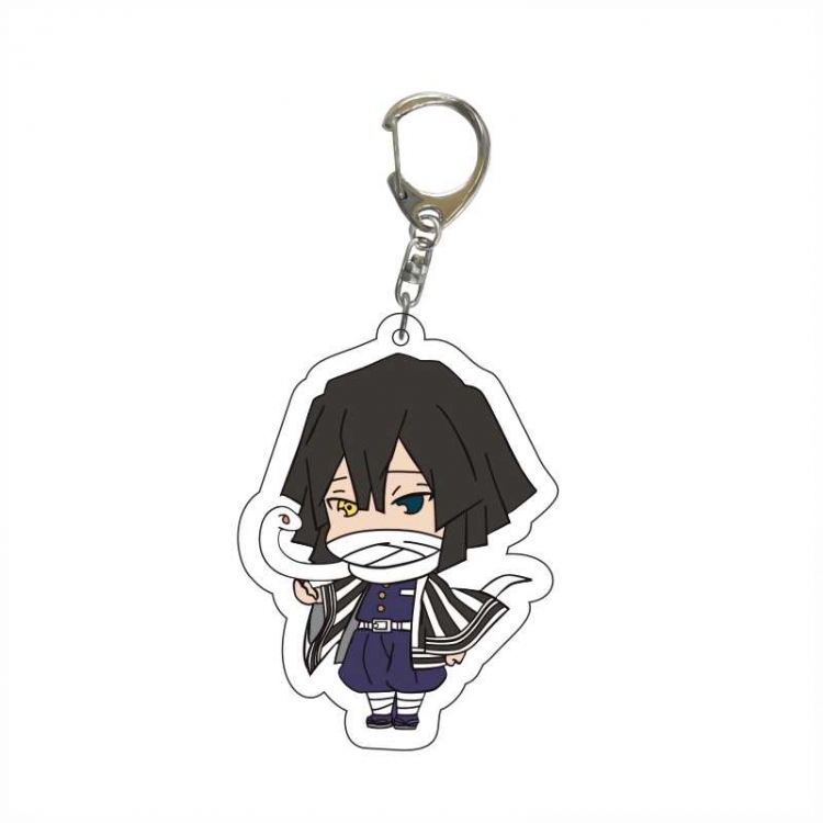 Demon Slayer Kimets Anime acrylic Key Chain  price for 5 pcs 6343