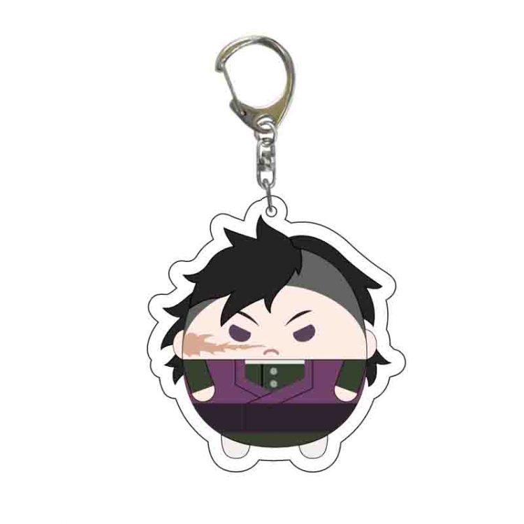 Demon Slayer Kimets Anime acrylic Key Chain  price for 5 pcs 6325