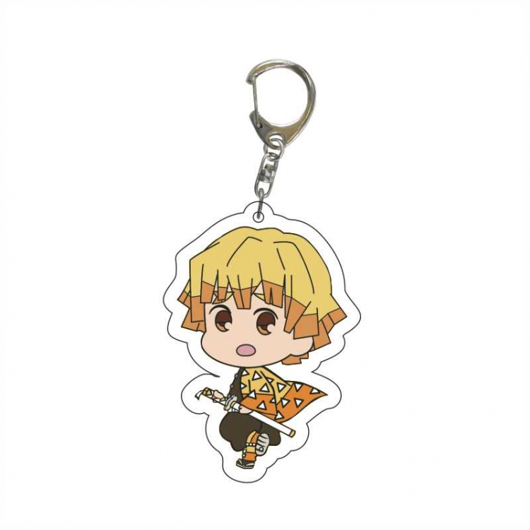 Demon Slayer Kimets Anime acrylic Key Chain  price for 5 pcs 6345