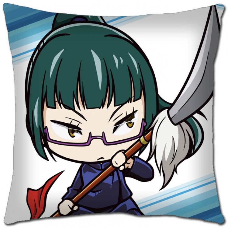 Jujutsu Kaisen Anime square full-color pillow cushion 45X45CM NO FILLING  Z3-10