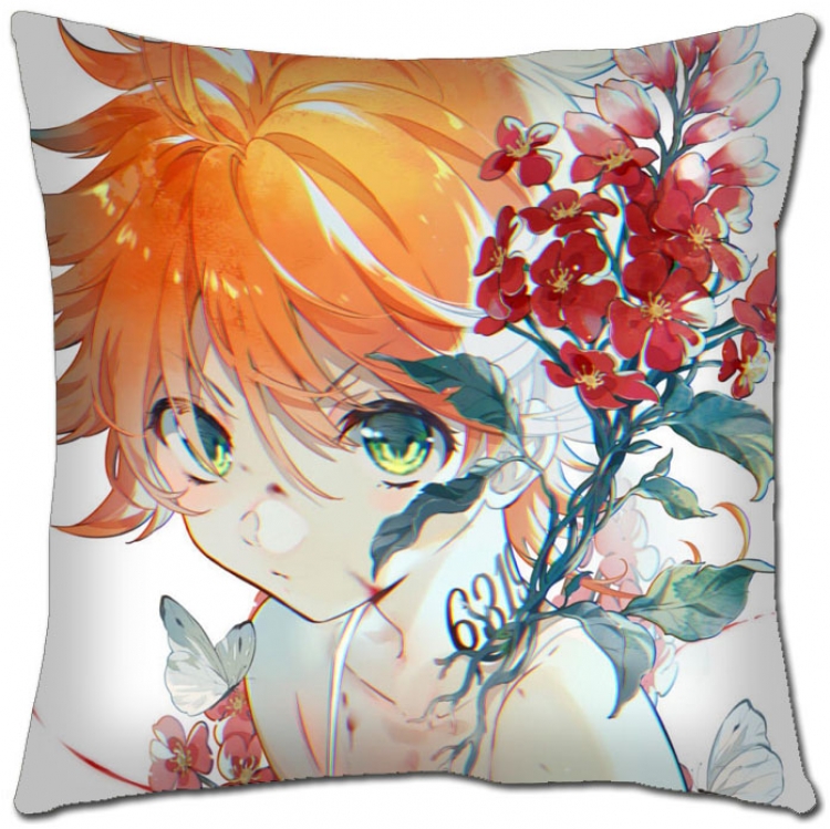 The Promised Neverla Anime square full-color pillow cushion 45X45CM NO FILLING Y2-30