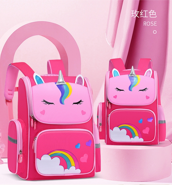 Unicorn Fashion New Student Backpack 30X41cm  price for 5 pcs