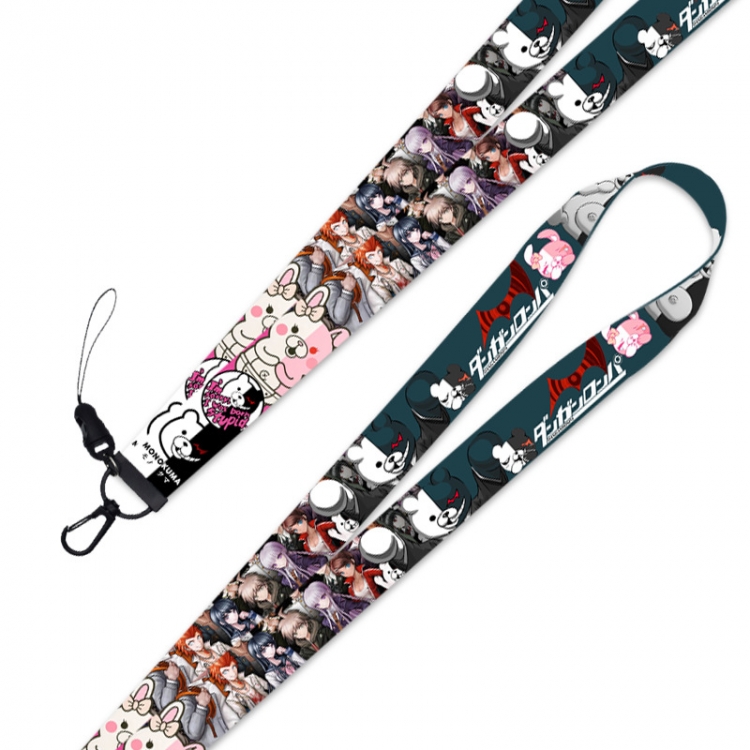 Dangan-Ronpa Anime lanyard mobile phone rope 45cm  price for 10 pcs