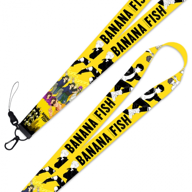 BANANA FISH  Anime lanyard mobile phone rope 45cm  price for 10 pcs