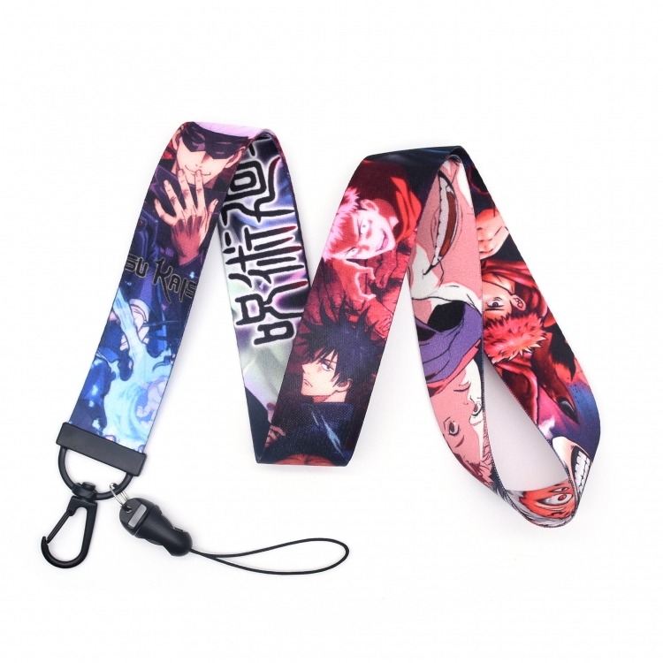 Jujutsu Kaisen  Anime lanyard mobile phone rope 45CM  price for 10 pcs style B